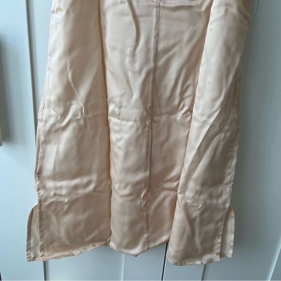ETTITUDE Sateen Slip Dress Bamboo Oat small New in Box - Picture 10 of 13